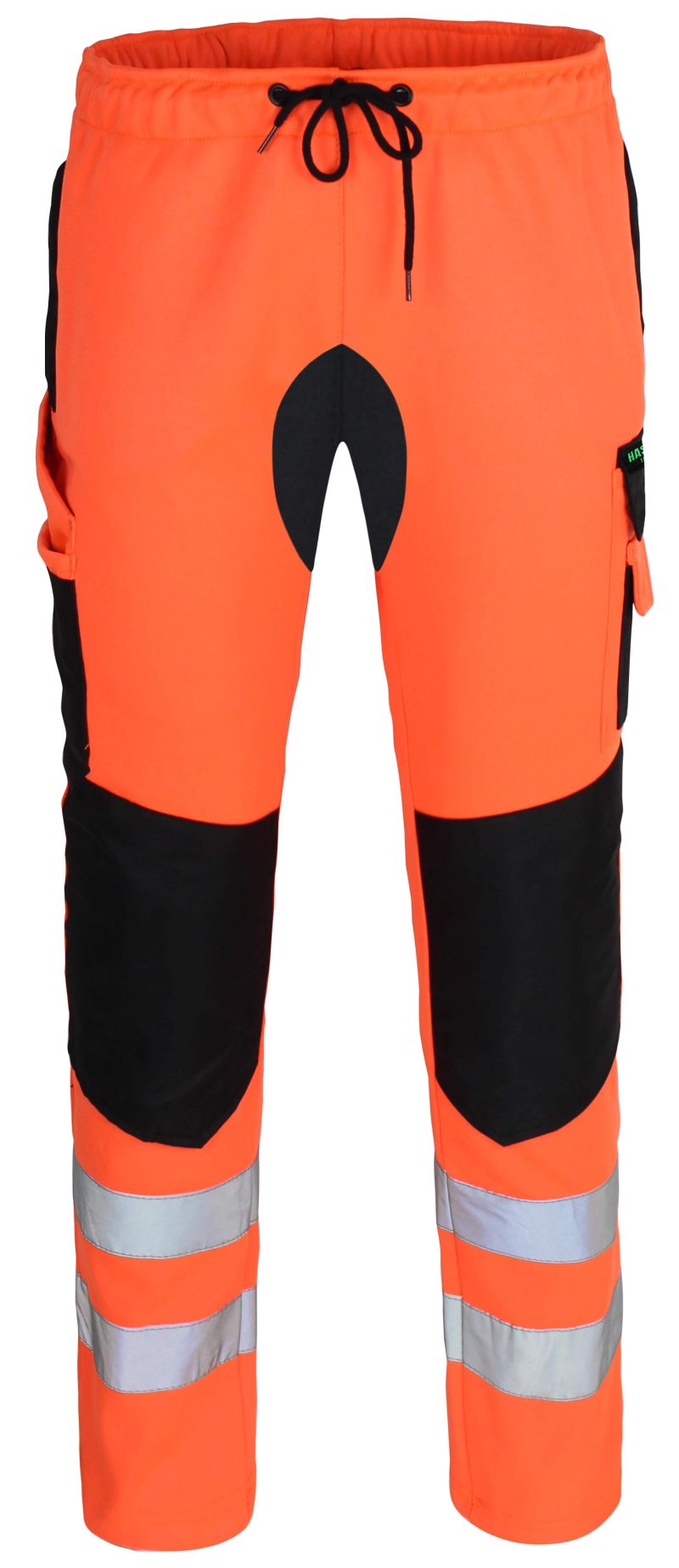 RAK Men's Hi Viz Work Trousers Fleece Hi-Viz Working Trousers Multi Pockets Reflective Tape Cargo Work Trousers